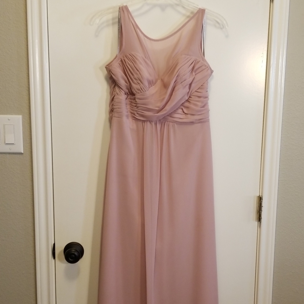Alfred Angelo bridesmaids dress in dusty rose